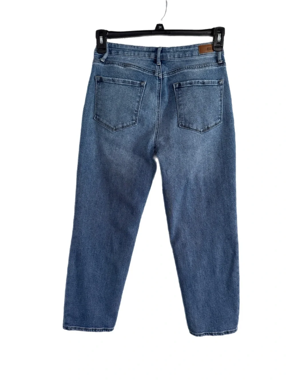 RSQ Light Blue High-Rise Straight Leg Jeans Size 7 / w28 - Picture 3 of 10